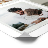 Moderne 30-jährige, kundenspezifische FotoCollage Poster (Ecke)