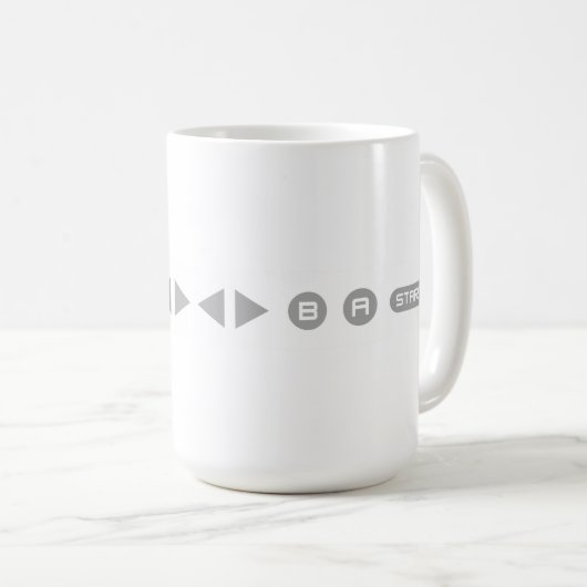 Moderne 30 Lives Code-Tasse Kaffeetasse (VorderseiteRechts)
