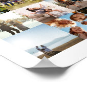 Moderne 35 FotoCollage Poster (Ecke)