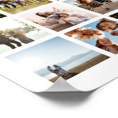 Moderne 35 FotoCollage Poster (Ecke)