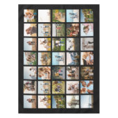 Moderne 35 FotoCollage Tischdecke (Vorderseite)