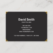 Moderne 3,5 Zoll x 2,5 Zoll Visitenkarte (Rückseite)