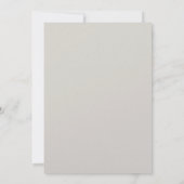 Moderne 3-D-Flat Hochzeit Einladung (Rückseite)