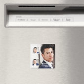 Moderne 3-Foto-Abschlussfeier Magnet (In Situ (Geschirrspüler))