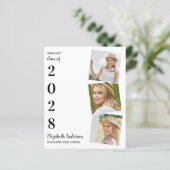 Moderne 3-Foto-Budgetzahlungspartei Einladung (Stehend Vorderseite)