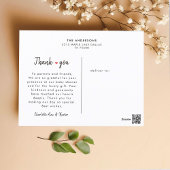 Moderne 3 Foto Collage Baby Dusche Postkarte