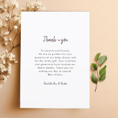 Moderne 3 Foto Collage Baby Dusche Vielen Dank Dankeskarte