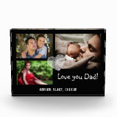 Moderne 3 Foto Collage Liebe Sie Vater Geschenk (Vorderseite)