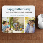 Moderne 3 Foto Collage Vathers Day Mouse Pad Mousepad<br><div class="desc">Vathers Day Maus Pad für den phantastischsten Papa aller Zeiten! Die Fotovorlage ist für Sie Set,  um 3 Ihrer Lieblingsbilder sowie Ihre Nachricht,  wie z.B. wir Liebe Sie,  Ihren Namen(n) und das Jahr hinzuzufügen. Nützliches personalisiertes Geschenk für den Vater.</div>
