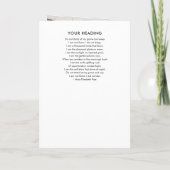 Moderne 3-Foto-Feier zum Life Program & Bio Programm (Rückseite)