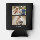 Moderne 3-Foto-Galerie Personalisiert Dosenkühler (Vorderseite)