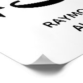 Moderne 3-Foto-Graduierungspartei Poster (Ecke)