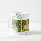 Moderne 3-Foto-Grünanlage Kaffeetasse (Vorderseite Links)