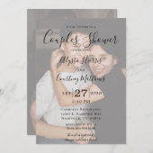 Moderne 3 Foto LGBTQ Paare Dusche Einladung (Vorne/Hinten)