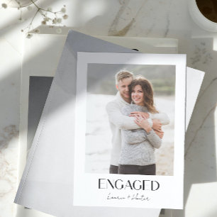 Moderne 3-Foto-Script QR-Code-Engagement-Partei Ankündigung