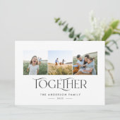 Moderne 3-Foto-Typografie (Stehend Vorderseite)