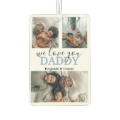 Moderne 3-FotoCollage Autolufterfrischer (Rückseite)