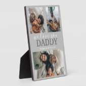 Moderne 3-FotoCollage Fotoplatte (Seite)