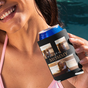 Moderne 3-Fotocollage kann kühler werden Dosenkühler