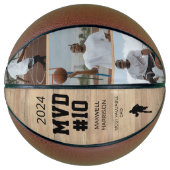 Moderne 3-FotoCollage | MVP Basketball (Vorderseite)