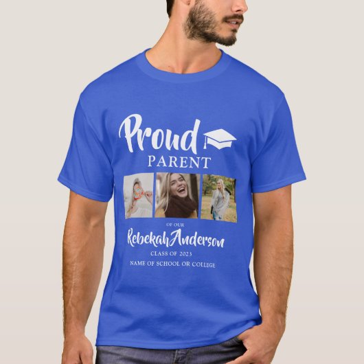 Moderne 3-FotoCollage | Proud Parud T - Shirt (Vorderseite)