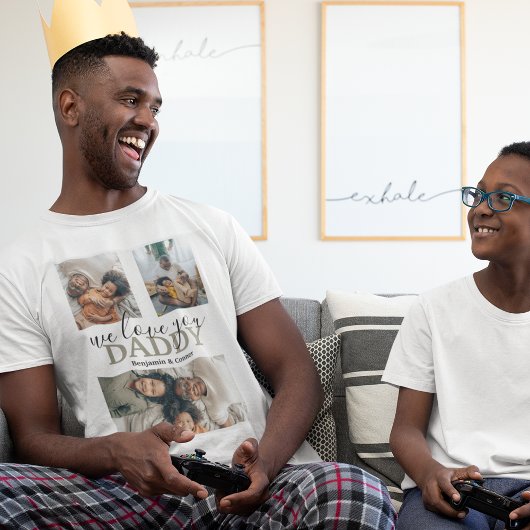 Moderne 3-FotoCollage T-Shirt