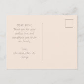 Moderne 3-Fotos-Raster-Geschenk zum Muttertag Postkarte (Rückseite)