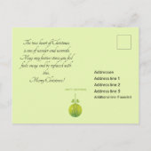 Moderne 3 Pickleballs Baubles, Sondertext Postkarte (Rückseite)