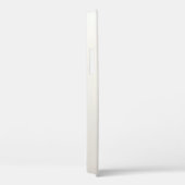 Moderne 3D Buchstabe O Minimalistisches Beige Text Case-Mate iPhone Hülle (Rückseite / Rechts)