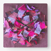 Moderne 3D-Effekt bordeauxrosa lila Bänder