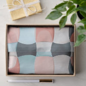 Moderne 3D-gekrümmte geometrische Illusionsmuster Seidenpapier (Geschenk)