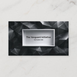 Moderne 3D-Geometrie mit geringer Pollänge Visitenkarte