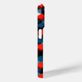 Moderne 3D-geometrische Cube-Handyhülle Abstrakte  Case-Mate iPhone Hülle (Rückseite / Rechts)