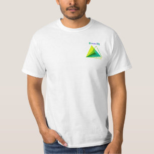 Moderne 3D-geometrische Dream Big T-Shirt