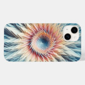 Moderne 3D-geschichtete Papiertelefonhülle - Paste Case-Mate iPhone Hülle (Rückseite (Horizontal))