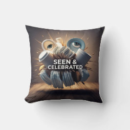 Moderne 3D Mama Art: "Jeden Tag Liebe Sie" Kissen