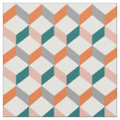 Moderne 3D-optische Illusion Gemustert Stoff (Nahaufnahme)