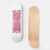 Moderne 3D-Rosa-Labyrinth-Skateboard-Platine Skateboard (Vorderseite)