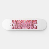 Moderne 3D-Rosa-Labyrinth-Skateboard-Platine Skateboard (Horizontal)