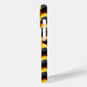 Moderne 3D-Schrägblockhülle - Kühne Industrieoptik Case-Mate iPhone Hülle (Rückseite / Links)