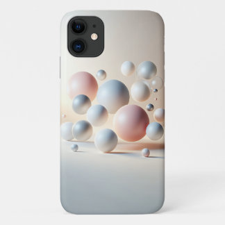 Moderne 3D-Schwebekugeln-Kunst - Minimalistisches Case-Mate iPhone Hülle