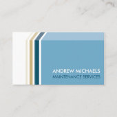 MODERNE 3D-STRIPE-MODERNE, trendig maskulin fett b Visitenkarte (Vorderseite)