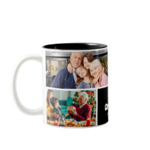 Moderne 4-Foto-Collage Erster Opa Becher