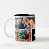Moderne 4-Foto-Collage Erster Opa Tasse (Links)