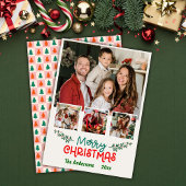 Moderne 4-Foto Collage niedliche Weihnachten