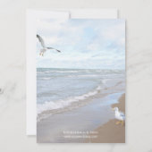 Moderne 4 Fotocollage Typografie Save the Date Einladung (Rückseite)