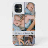 Moderne 4 Fotos iPhone Case mit individuellem Foto (Rückseite)