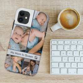 Moderne 4 Fotos iPhone Case mit individuellem Foto