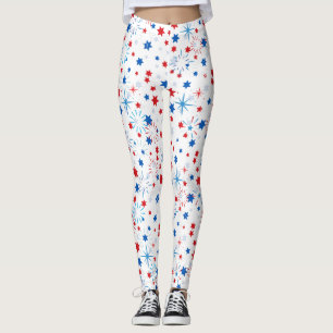 Moderne 4. Juli Muster 02 N BG Leggings