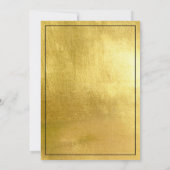 Moderne 50 & fabelhafte Champagner Geburtstagspart Einladung (Rückseite)